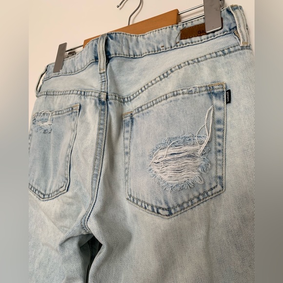 Garage Mid-Rise Ripped Boyfriend Jeans Size 3 - Picture 6 of 7